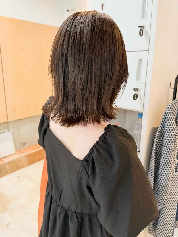 暗髪でもこんなオシャレ！【40・50代】秋にマネしたい♡「こなれボブ」