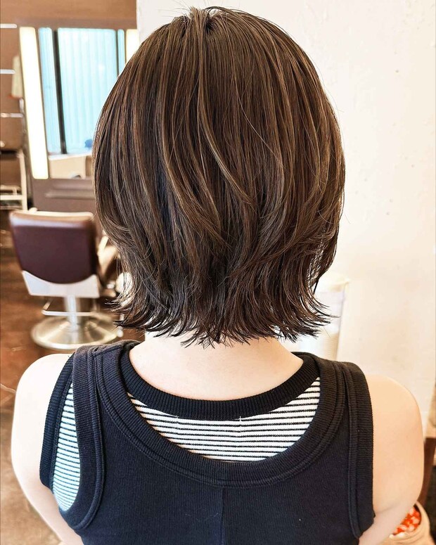 普通ボブより、断然コッチかも！【40・50代】即今っぽ♡「ウルフボブ」