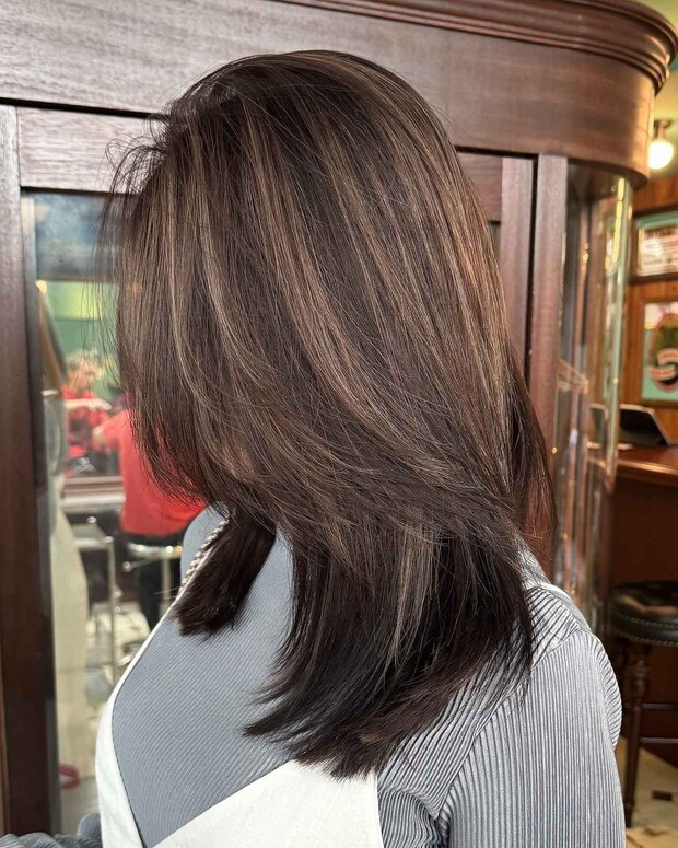 こういうの求めてたーー!【40・50代】白髪もぼかせてキマる♡「レイヤー × ハイライト」