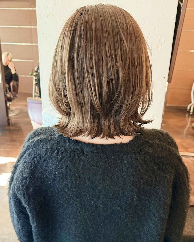 やりすぎ感なくイメチェン♡【40・50代】のおしゃ見え！「プチウルフヘア」