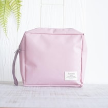 【セリアのピンク色】が可愛いーーーッ♡ 棚にあったら即カゴIN！「110円ポーチ」