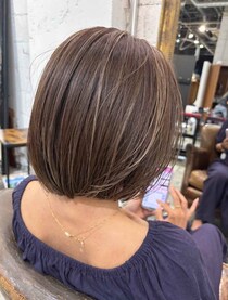 楽ちん & 若見え狙うならコレ！【40・50代】白髪がこなれる♡「ボブハイライト」