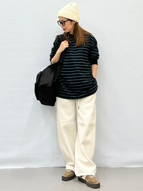 その着方、時代遅れかも！【GU】大人の垢抜け♡「ボーダーTコーデ」