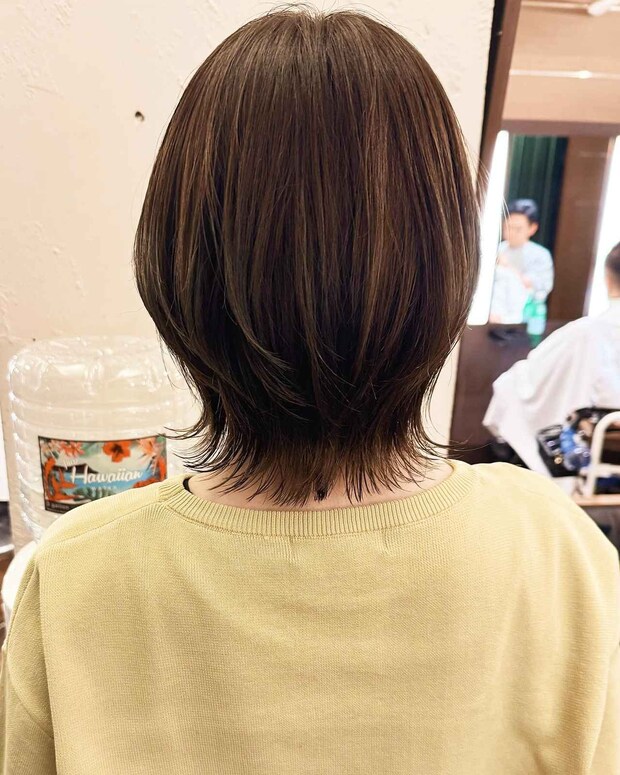 オシャレすぎないのがイイ！【40・50代】に猛プッシュ♡「ウルフっぽボブ」