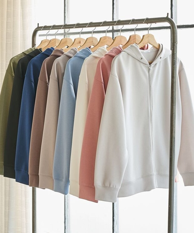 “カジュアルすぎ”が苦手でもOK！【ハニーズ】きれいめに羽織れる！「大人っぽパーカー」