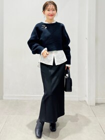 【GUの黒スカート】が優秀！ きれいめもカジュアルも◎「着回しコーデ」