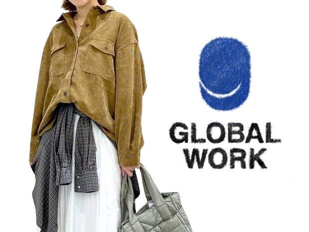 こう着ればいいのか!【グローバルワーク】真似するだけでOK!「垢抜けシャツコーデ」