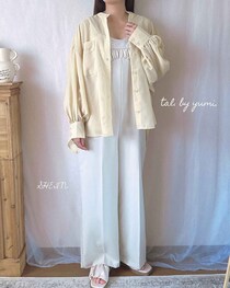 “まろみイエロー”がオシャレ！【しまむら】マニアが購入♡「可愛さ100点シャツ」