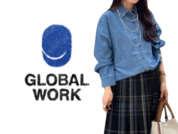『服探し』→【グローバルワーク】で! 楽ちんなのにオシャレ♡「細見えスカート」