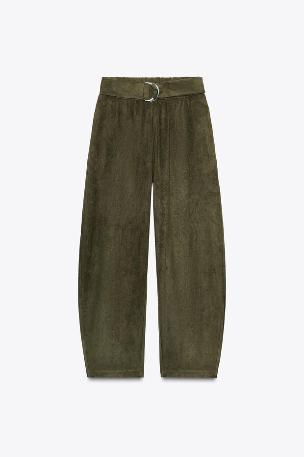 【ZARAのカーキ】がセンス抜群！ 大人の垢抜け♡「サマ見えパンツ」