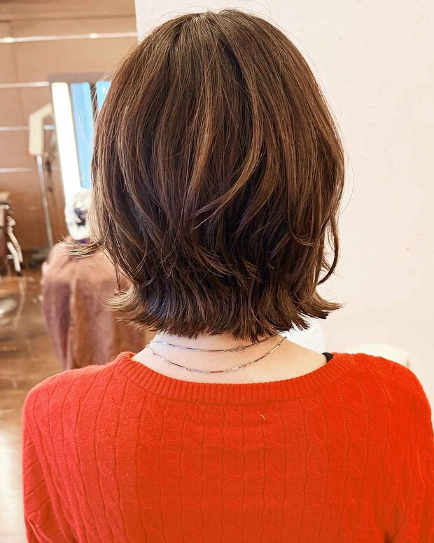 普通のボブは卒業！【40・50代】は「すっきりウルフ」で即今っぽヘア♡