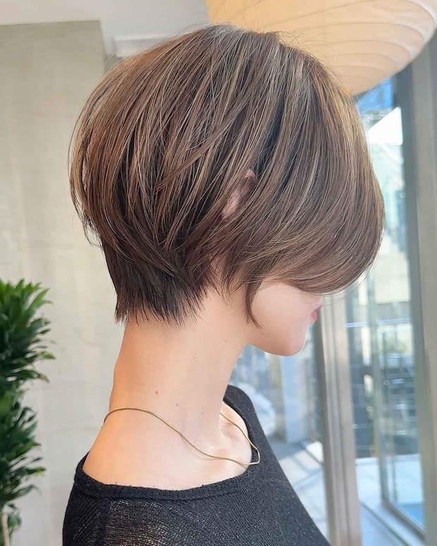 短いのに女っぽい♡【40・50代】が似合う「くびれショートボブ」って？