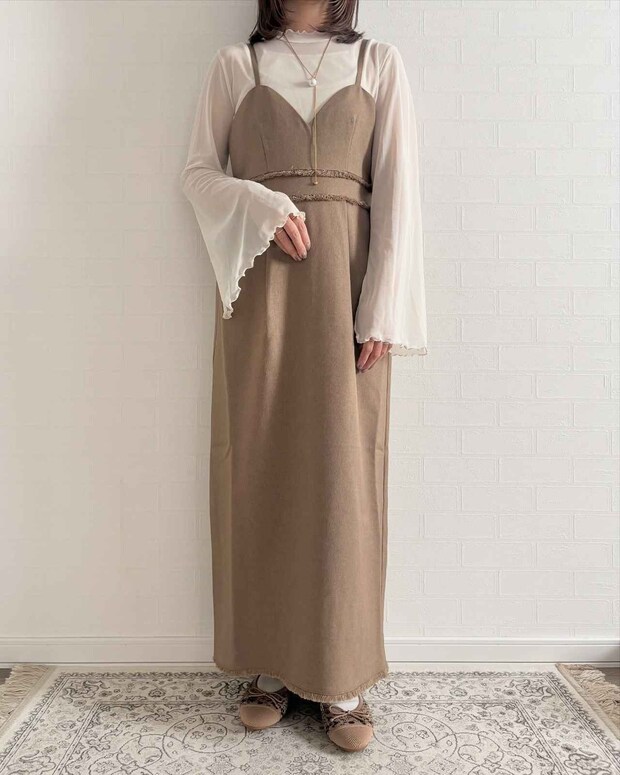 【しまむらの淡色】にとにかく可愛い！ 楽ちんオシャレが叶う♡「キャミワンピ」