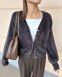 シワにならない！ あったかい！ 最高！【しまむら】1枚あると助かる♡「優秀カーデ」