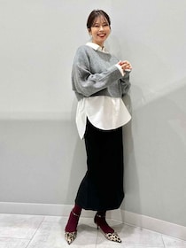 【GU黒スカート】でこんなにおしゃれ！ スタッフはこう合わせる♡「サマ見えコーデ」