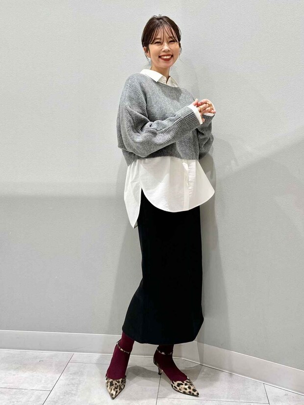 【GU黒スカート】でこんなにおしゃれ！ スタッフはこう合わせる♡「サマ見えコーデ」