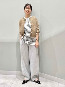 「ダル着みえ」→ 回避！【GU】40・50代が真似したい！「大人スウェットパンツコーデ」