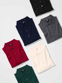 「それどこの？」って聞かれる！【ユニクロ】ゆるっとこなれる♡「優秀ポロセーター」