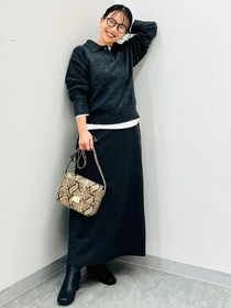 40・50代に似合う“グレー色”！【GU】大人におすすめ♡「高見えスカート」