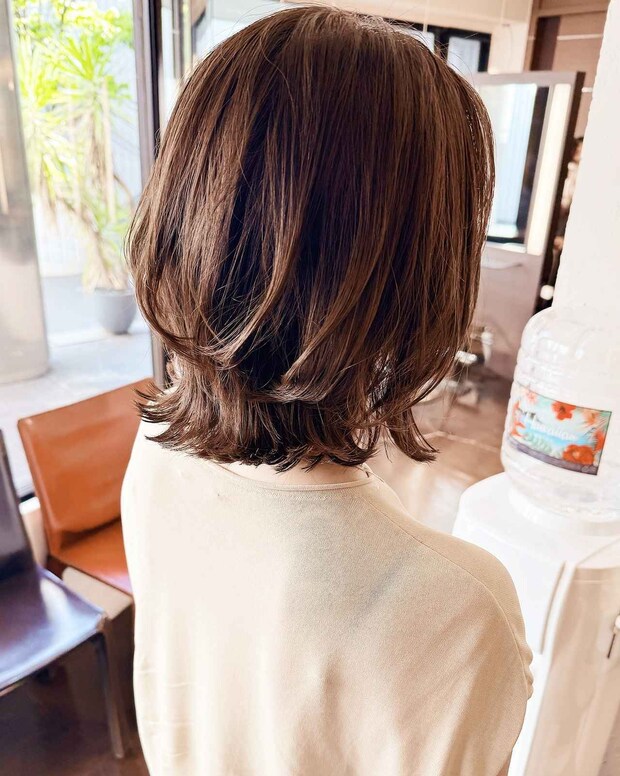 【40・50代のイメチェン】切るだけで、即令和っぽ♡「ボブウルフ」