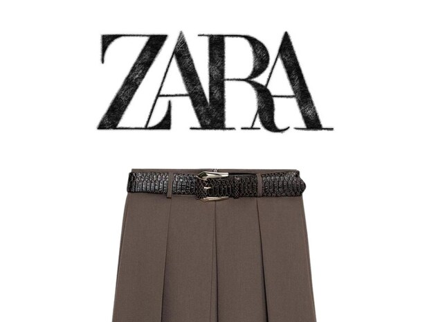 【ZARAのブラウン】がおしゃれ！ 40・50代が狙いたい「サマ見えスカート」