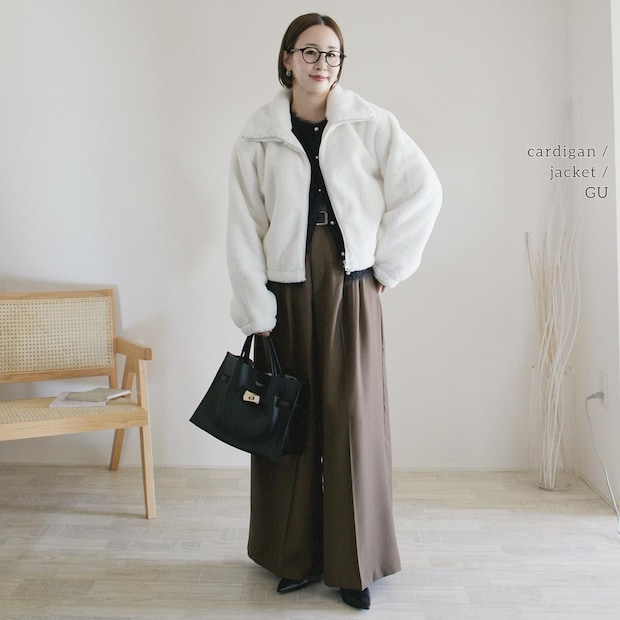 「若すぎるかな、、」→ 諦めないで!【GU】40・50代に似合う♡「ふわふわアウター」