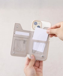 スマホをより可愛く便利に！【3COINS】ピタッとつけるだけ♡「カードケース」