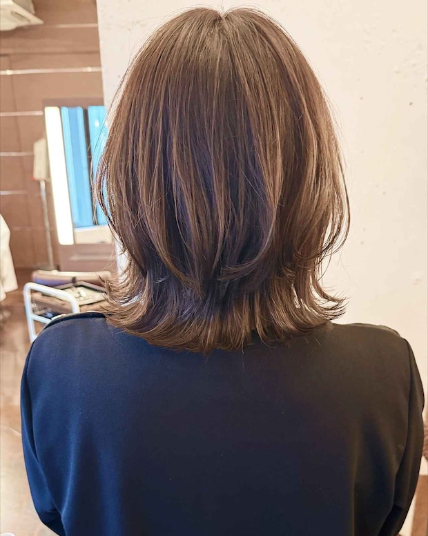 髪型で老け見え回避！！【40・50代】こそ試したい♡「くびれウルフ」