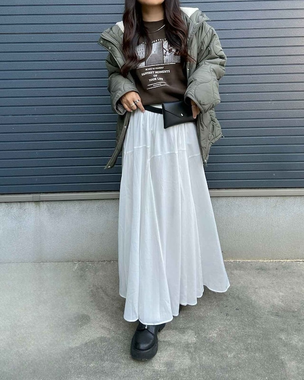 【しまむらのカーキ】が断然オシャレ! マニアも惚れた♡「キルトブルゾン」