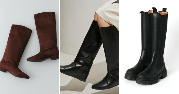 履くだけで即今っぽいコーデに！ 【2025年冬のブーツ】はロング丈が最旬
