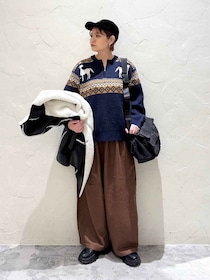 “ワンツーコーデ”→ 即こなれる！【niko and ...】大人に似合う♡「主役級セーター」