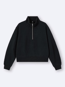 【GU値下げ】で1,990円！ 40・50代のスタメン候補♡「ハーフジップトップス」