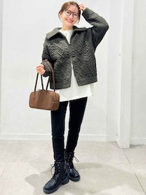 【GUのオリーブ色】がおしゃれ！ 40・50代の垢抜けに♡「冬アイテム」