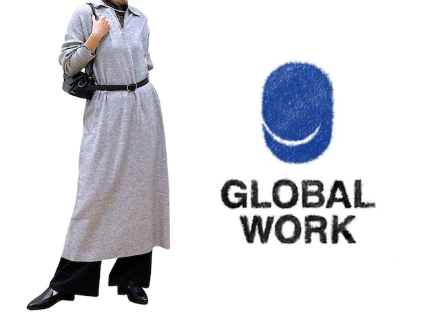 “体型隠し”にこの1着!【グローバルワーク】40・50代が着たい「ゆったりワンピ」