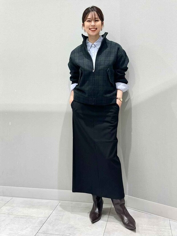 【GU黒スカート】今っぽく穿くには?→ 40・50代が垢抜ける♡「お手本コーデ」