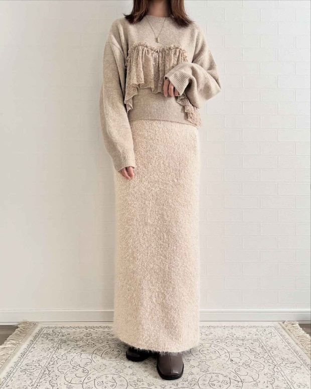 やっぱり【しまむらの淡色】が可愛い！ 大人に似合う♡「きれいめスカート」