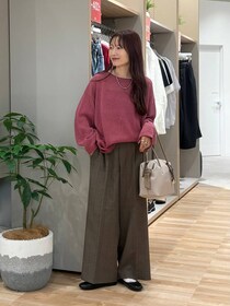 “ワイドパンツ”どう穿けばいい？【グローバルワーク】大人が真似したい「きれいめコーデ」
