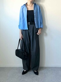 【ユニクロのブルー】がおしゃれ！ 40・50代の1軍候補♡「こなれトップス」