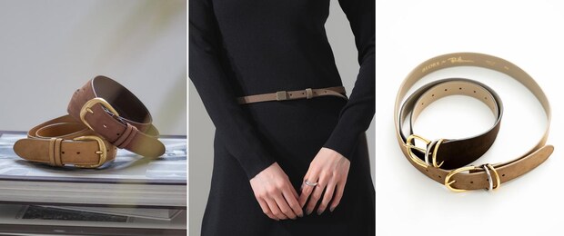 洗練されたベルトで、大人のスタイリングに上品なアクセントを
