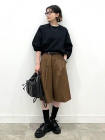 『脱・部屋着見え』は“黒”で！【GU】40・50代の垢抜け♡「スウェット着回しコーデ」