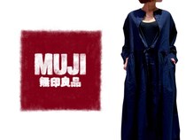 【無印良品のネイビー】が大人にドンピシャ！ 1枚で即サマ見え♡「秋っぽワンピ」