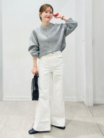 買い足すなら『白色』一択！【GU】40・50代が即こなれる「ジーンズ着回しコーデ」