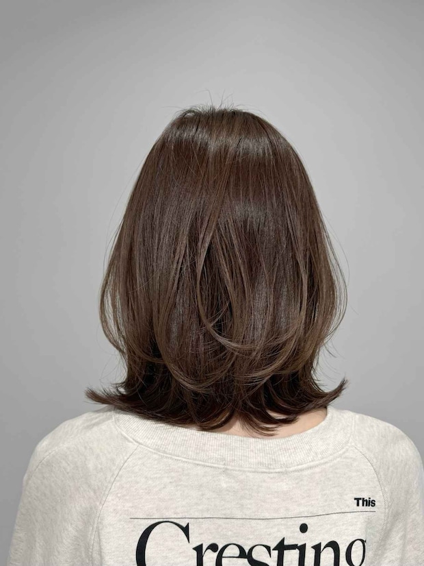 長さそのままで、即今っぽ！【40・50代のイメチェン】は「レイヤー」一択かも♡