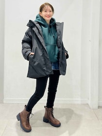 長すぎず短すぎない！【GU】お尻まですっぽりカバー♡「優秀アウター」