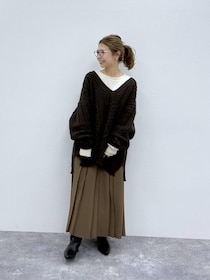 “ザックリ感”が大人可愛い！【studio CLIP】40・50代がこなれる♡「ゆったりトップス」