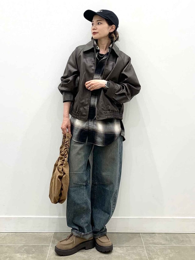 【GUのチェック柄シャツ】が優秀! そのまま真似したい♡「大人の着回しコーデ」