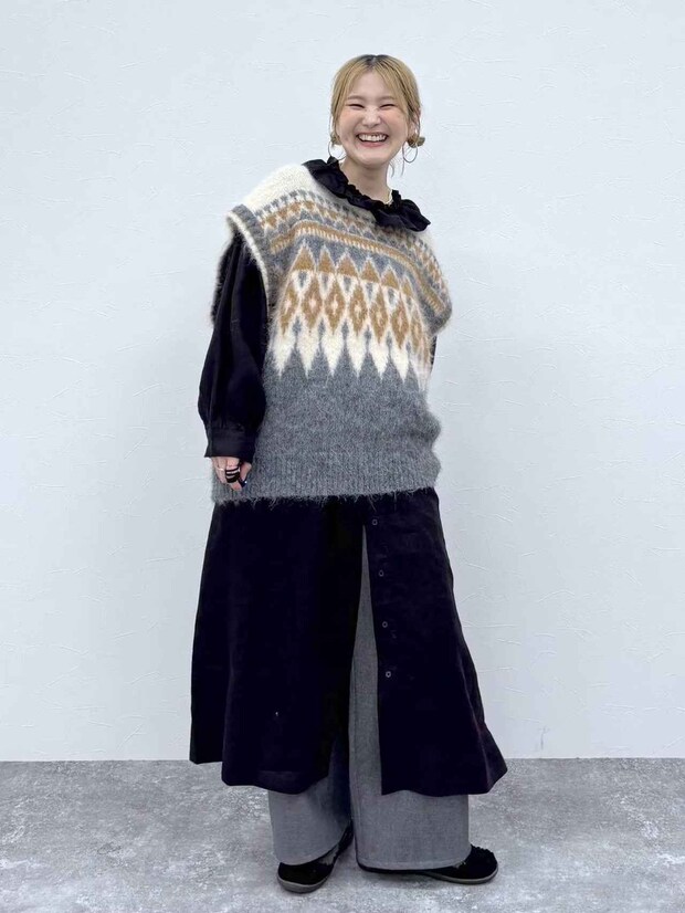 “柄ニット”はこう着る！【studio CLIP】40・50代が真似したい「こなれコーデ術」