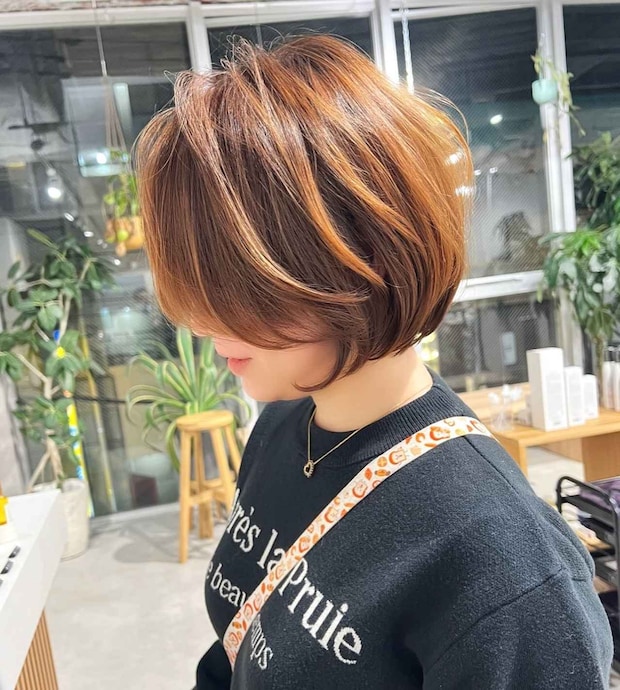 短くても、こんなに女性らしい！【40・50代】が参考にしたい♡「ショートボブ」