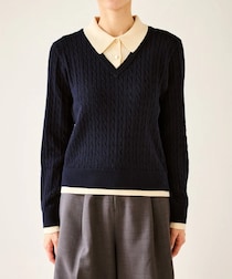 1枚で即おしゃれ見え！【ROPÉ PICNIC】40・50代が頼れる「レイヤード風トップス」