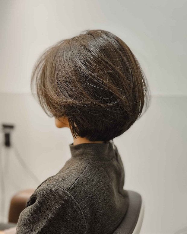 シンプルなのにサマ見え！【50代】が真似したい「最旬こなれボブ」